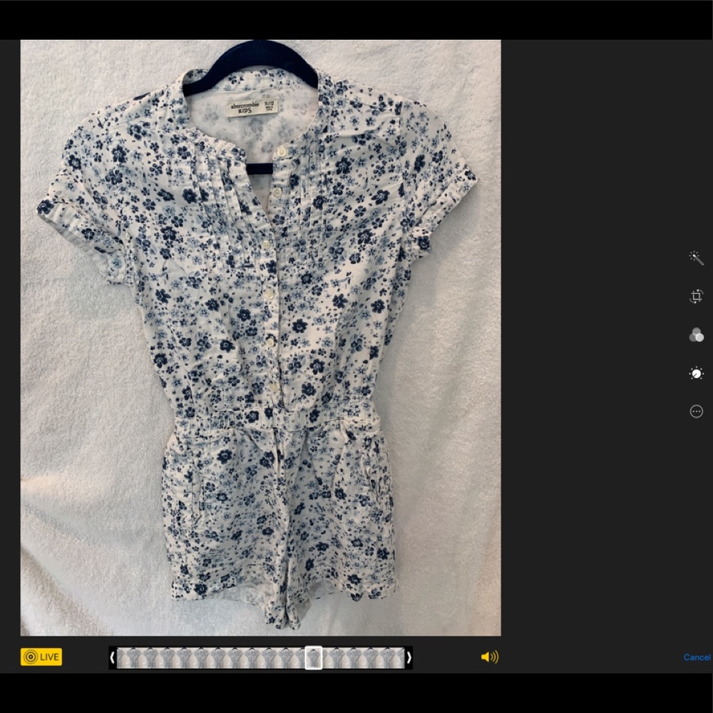 Abercrombie Kids Floral Romper
